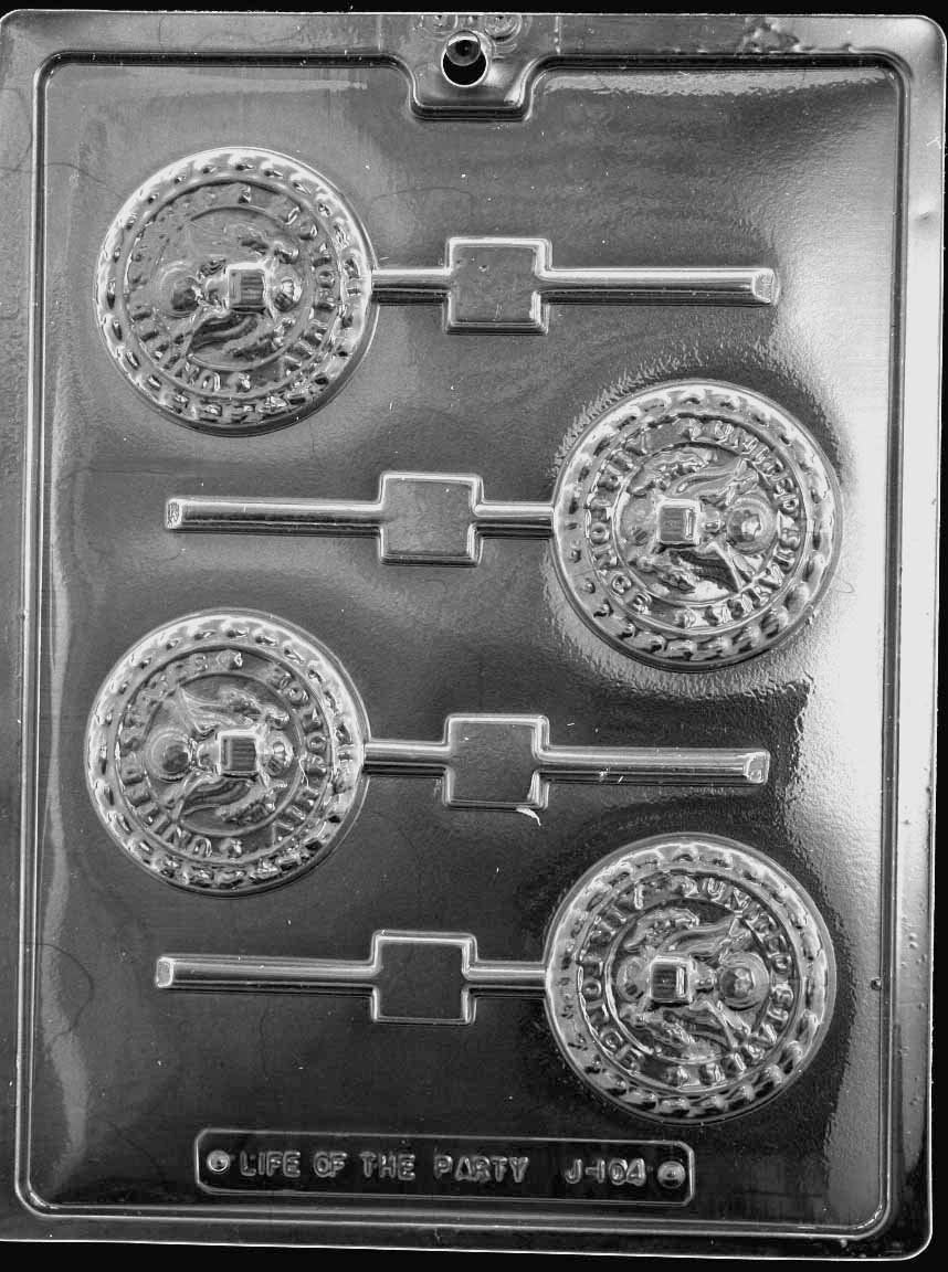 AIR FORCE LOLLY Sucker Chocolate Candy Mold Craft Supply