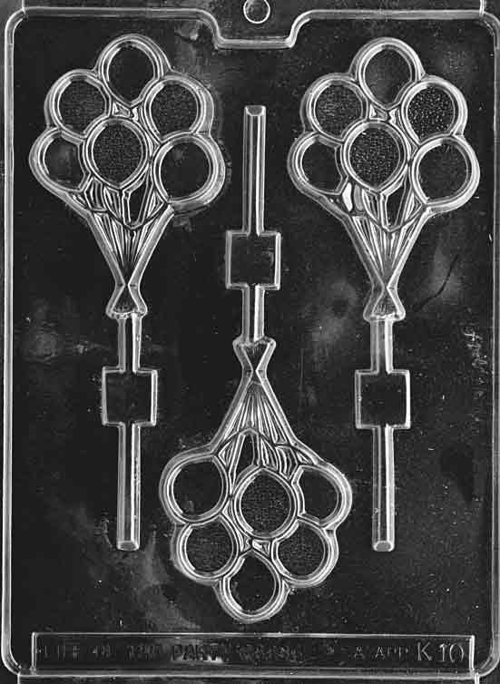 BUNCH OF BALLOONS Lolly Sucker Chocolate Candy Mold Craft Supply