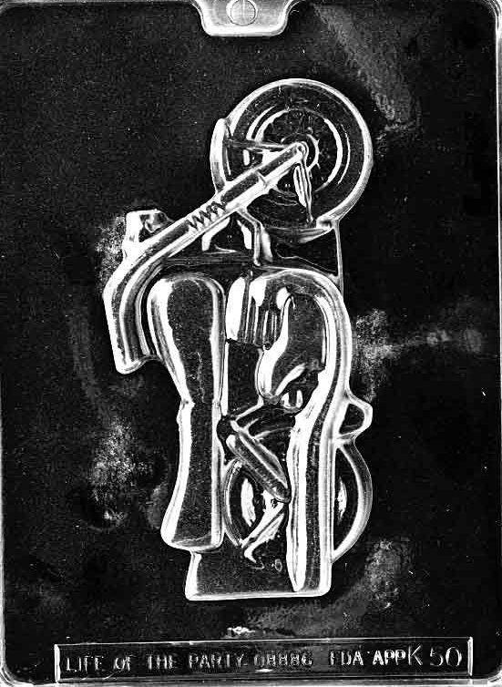 LARGE MOTORCYCLE Chocolate Candy Mold Craft Supply