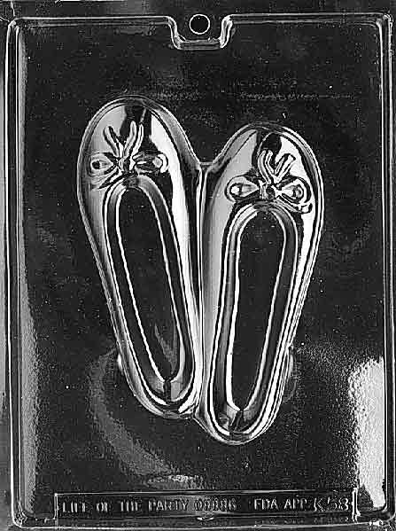 LARGE BALLET SLIPPER Chocolate Candy Mold Craft Supply
