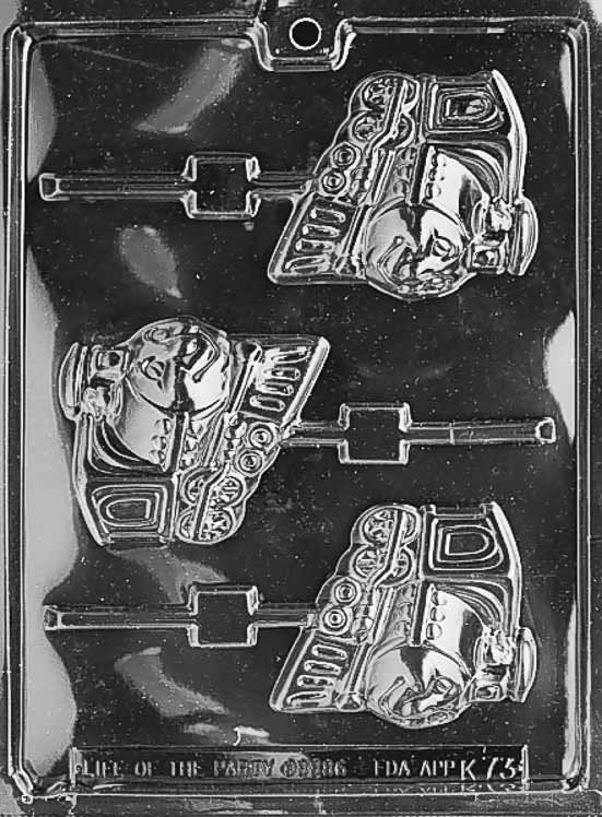 HAPPY TRAIN LOLLY Sucker Chocolate Candy Mold Craft Supply
