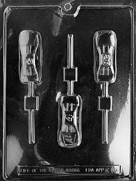 SPORTS CAR POP Sucker Chocolate Candy Mold