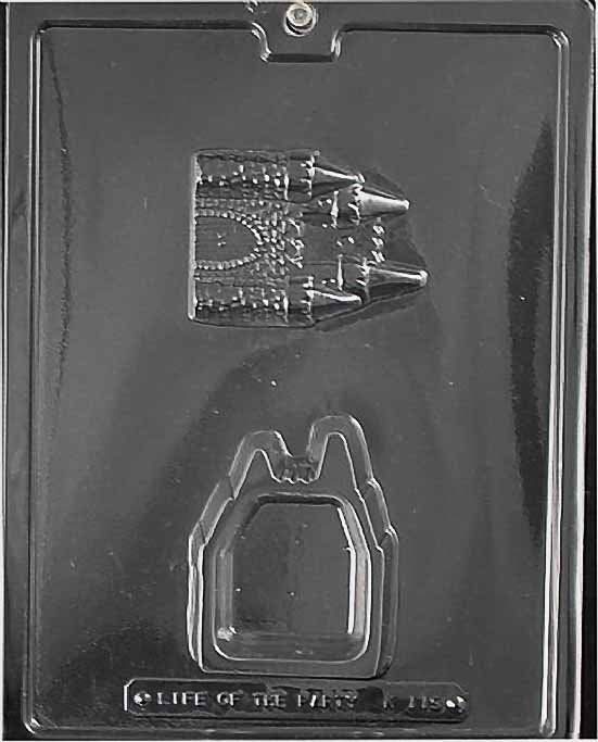 CASTLE POUR BOX Chocolate Candy Mold Craft Supply