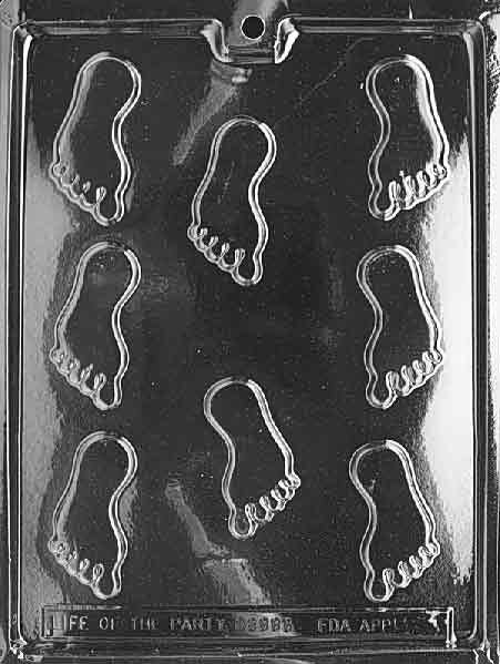 SMALL FEET Chocolate Candy Mold