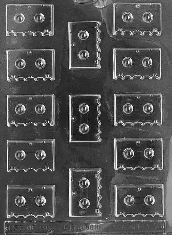 CASSETTES TAPE Chocolate Candy Mold Craft Supply
