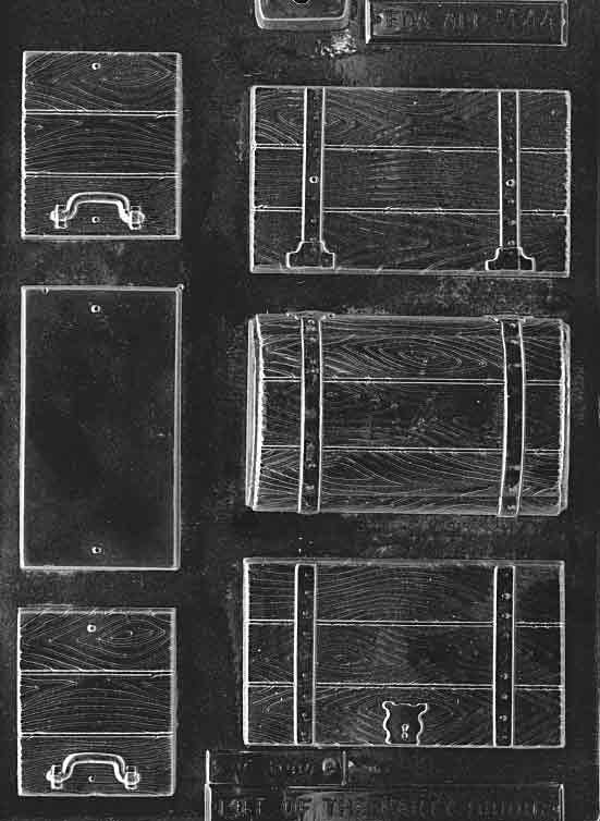 TREASURE CHEST Chocolate Candy Mold