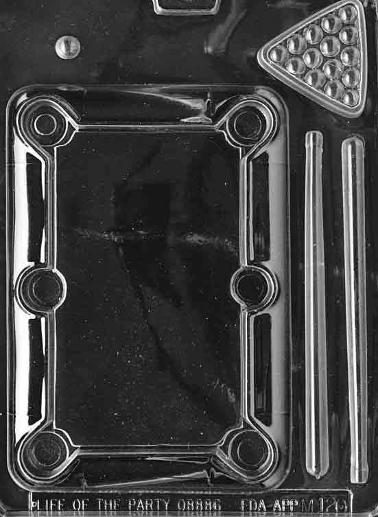 POOL TABLE Chocolate Candy Mold Craft Supply