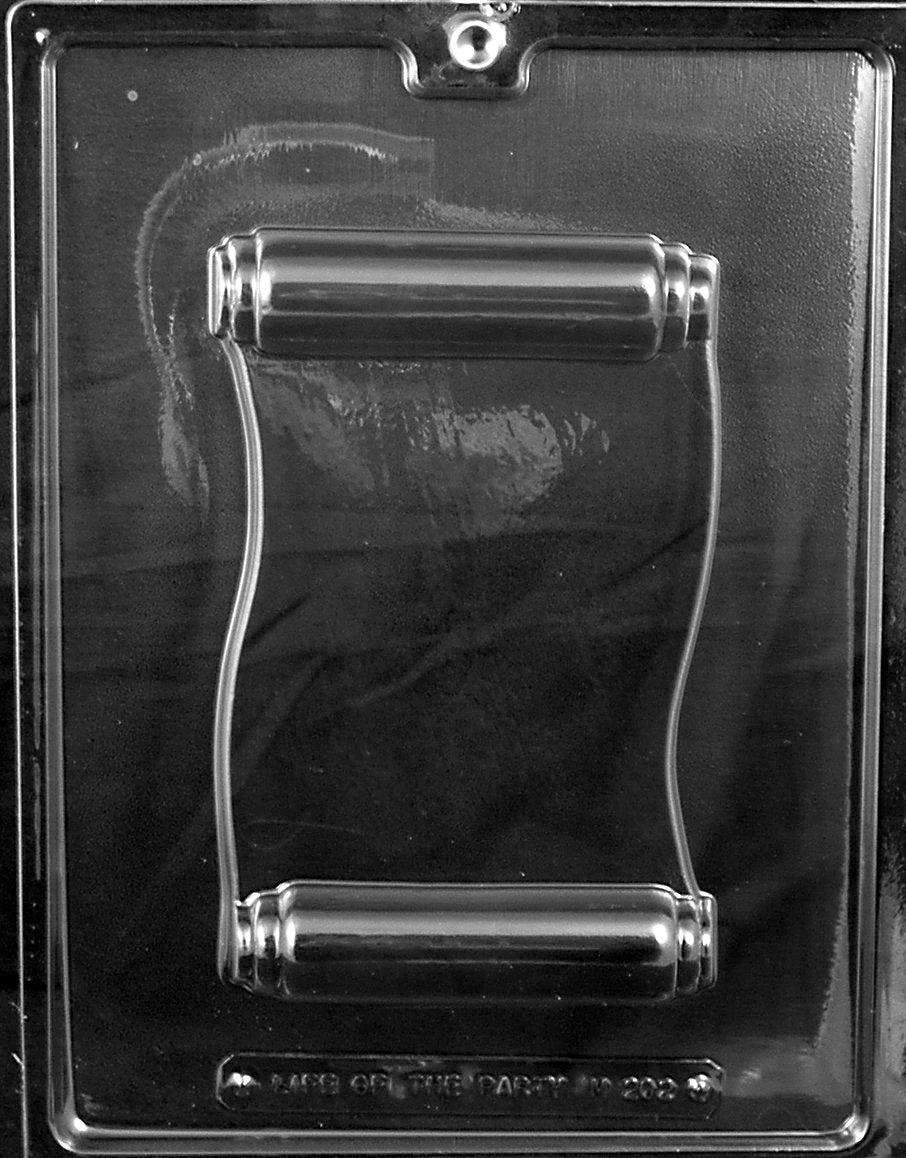 LARGE SCROLL Chocolate Candy Mold Craft Supply