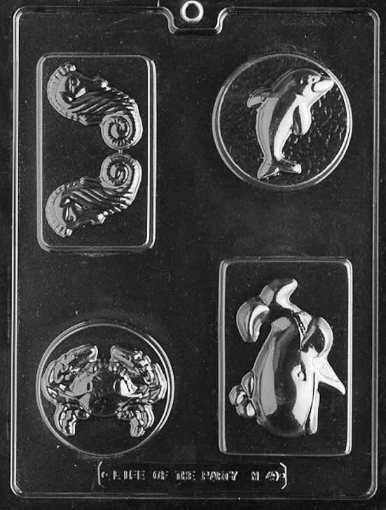 SEA CREATURES BAR Chocolate Candy Mold Craft Supply