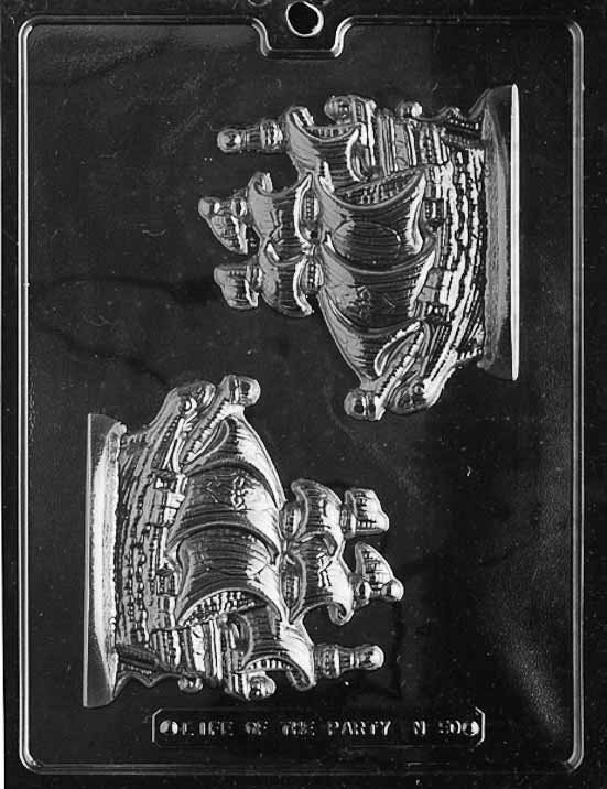 PIRATE SHIP Chocolate Candy Mold Craft Supply