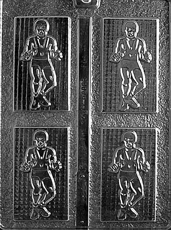 WRESTLER Chocolate Candy Mold Craft Supply