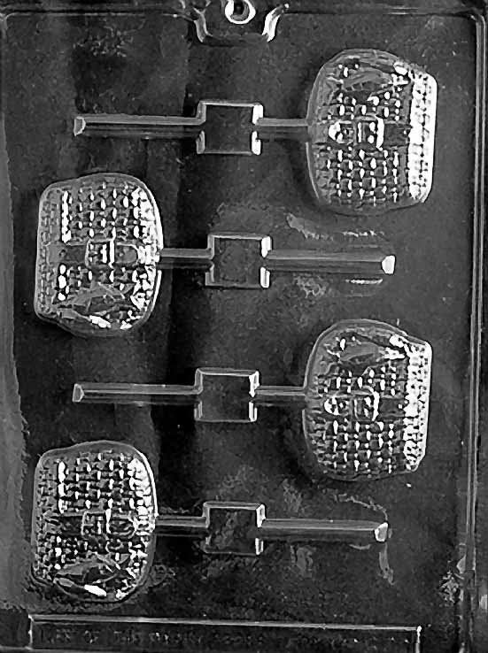FISHING BASKET LOLLY Sucker Chocolate Candy Mold Craft Supply
