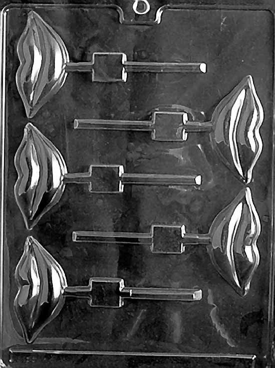LIPS LOLLY Valentines Sucker Chocolate Candy Mold Craft Supply