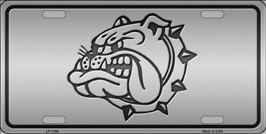 BULLDOG Metal License Plate Craft Supply