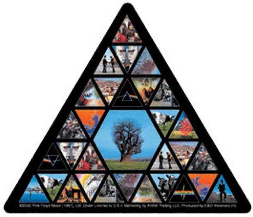 PINK FLOYD Triangle Sticker Decal - Rock Band Craft Supply