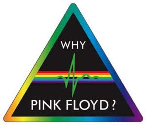 PINK FLOYD DSODM Why Triangle Sticker Decal - Rock Band Craft Supply