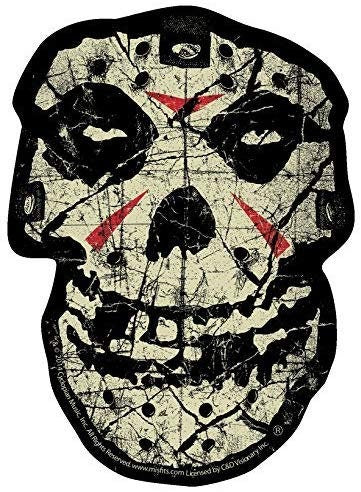MISFITS Crystal Lake Skull Sticker Decal - Rock Band Craft Supply