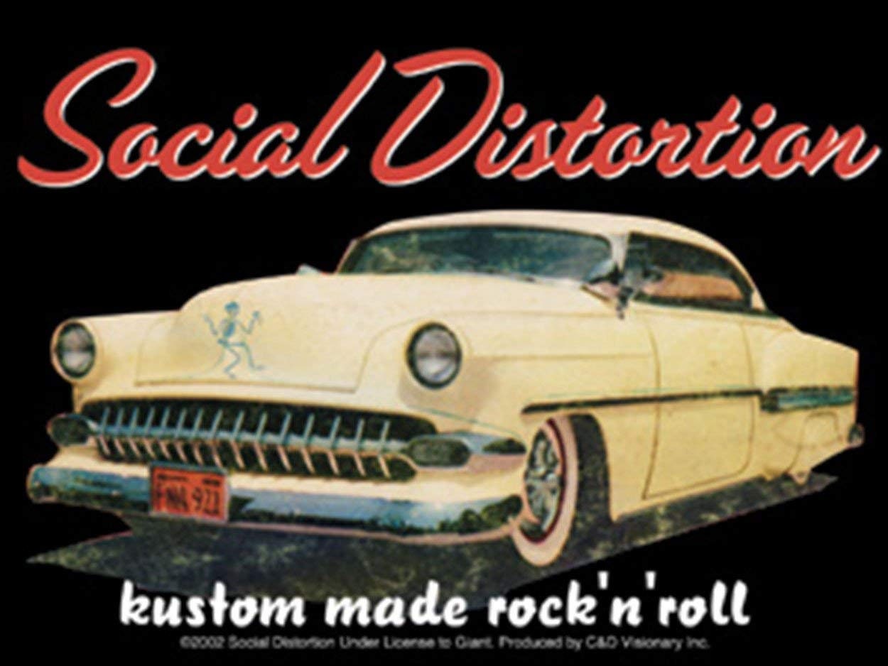 SOCIAL DISTORTION Car Sticker Decal - Rock Band Craft Supply