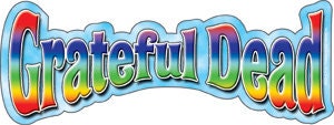 GRATEFUL DEAD Rainbow Logo Rock Sticker Decal - Rock Band Craft Supply