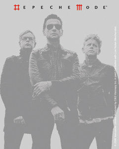 DEPECHE MODE Grey Photo of Band Sticker Decal - Rock Band Craft Supply