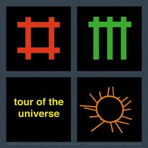 DEPECHE MODE Icons Tour of Universe Sticker Decal - Rock Band Craft Supply