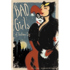HARLEY QUINN Bad Girls of Gotham Sticker Decal - Batman DC Comics Craft Supply