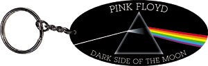 PINK FLOYD Dark Side of Moon Rubber Keychain - Rock Band Keyring Keyfob