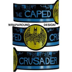 BATMAN Rubber Wristband - Caped Crusader - DC Comics Bracelet Craft Supply