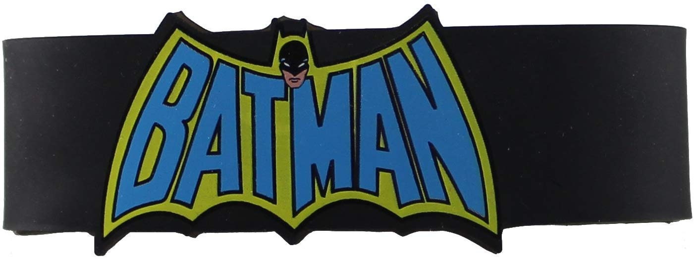 BATMAN Rubber Wristband - Cape Logo - DC Comics Bracelet Craft Supply