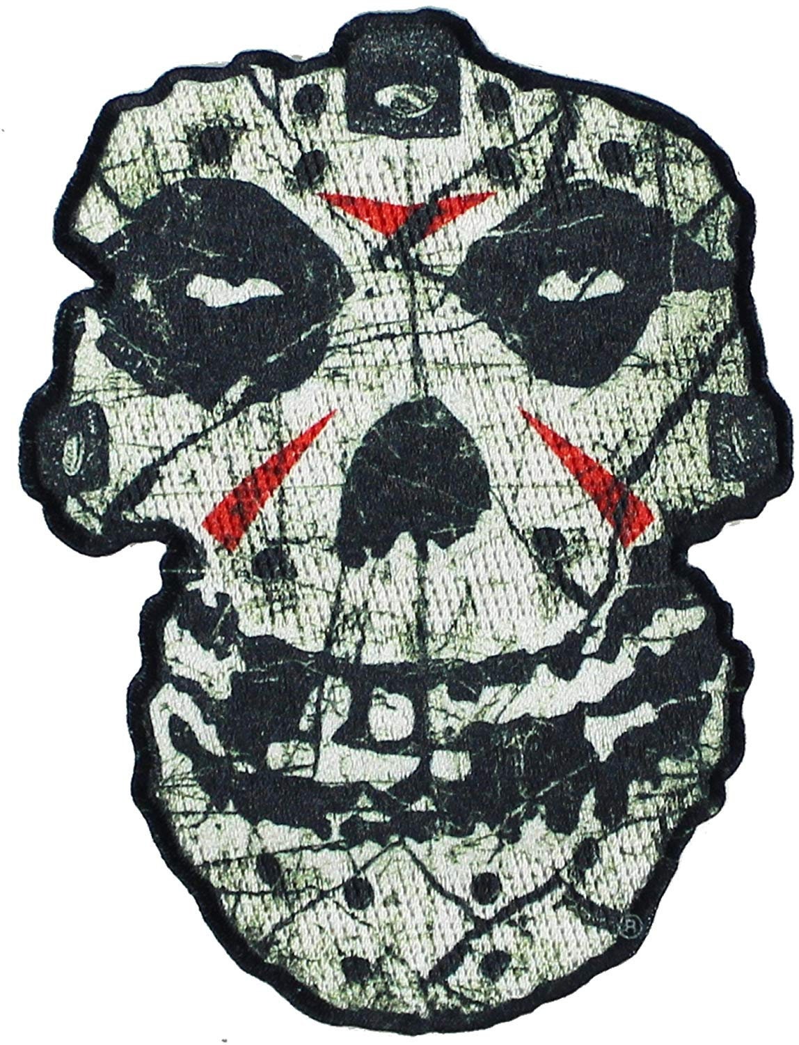 MISFITS Crystal Lake Skull Patch - Embroidered Rock Band Patch Applique