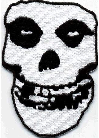 MISFITS Skull Patch - Embroidered Rock Band Patch Applique Danzig Craft Supply