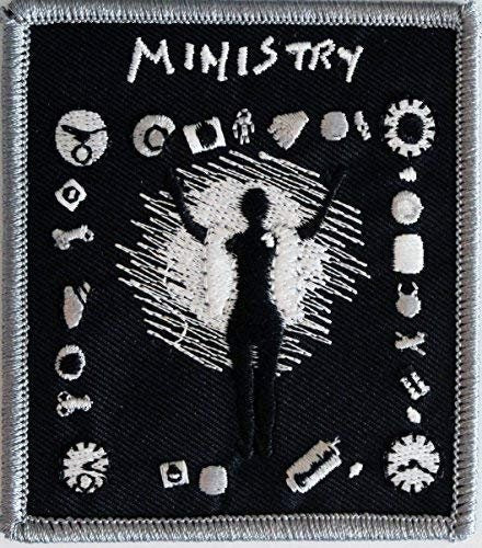 MINISTRY PSALM 60 Band Patch - Embroidered Rock Band Patch Applique Craft Supply