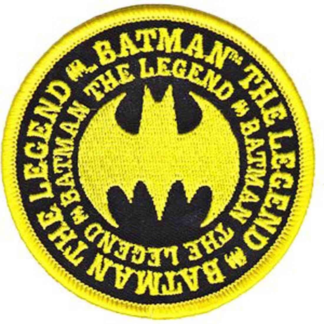 BATMAN The Legend Patch - DC Comics Embroidered Patch Applique Craft Supply