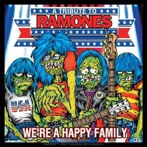 RAMONES Happy Family Sticker Decal - Rock Band Craft Supply