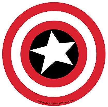 CAPTAIN AMERICA Shield Sticker Decal - Marvel Comics Craft Supply