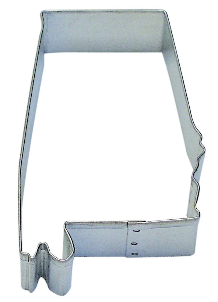 ALABAMA Cookie Cutter State Metal 3.25 Inches - Stencil Fondant