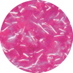 PINK Edible Glitter Flakes - For Cupcakes, Cakes, Cookies, Parties - 1 oz. Craft Supply