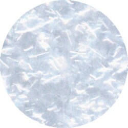 WHITE Edible Glitter Flakes - For Cupcakes, Cakes, Cookies, Parties - 1 oz. Craft Supply