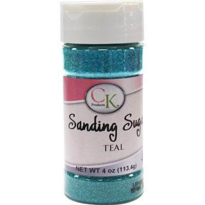 TEAL Sanding Sugar - For Cupcakes, Cakes, Cookies, Parties - 4 oz. Craft Supply