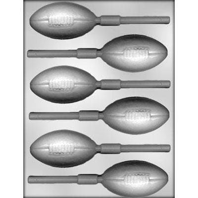 FOOTBALL Sucker Lolly Lollipop Chocolate Candy Mold -- Sports Football Soap Craft Supply