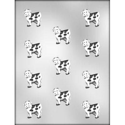 COW Mints Chocolate Candy Mold -- Farm Animal Moo Milk Soap Craft Supply