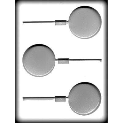 ROUND LARGE Sucker Hard Candy Mold -- Circle Lolly Lollipop Craft Supply