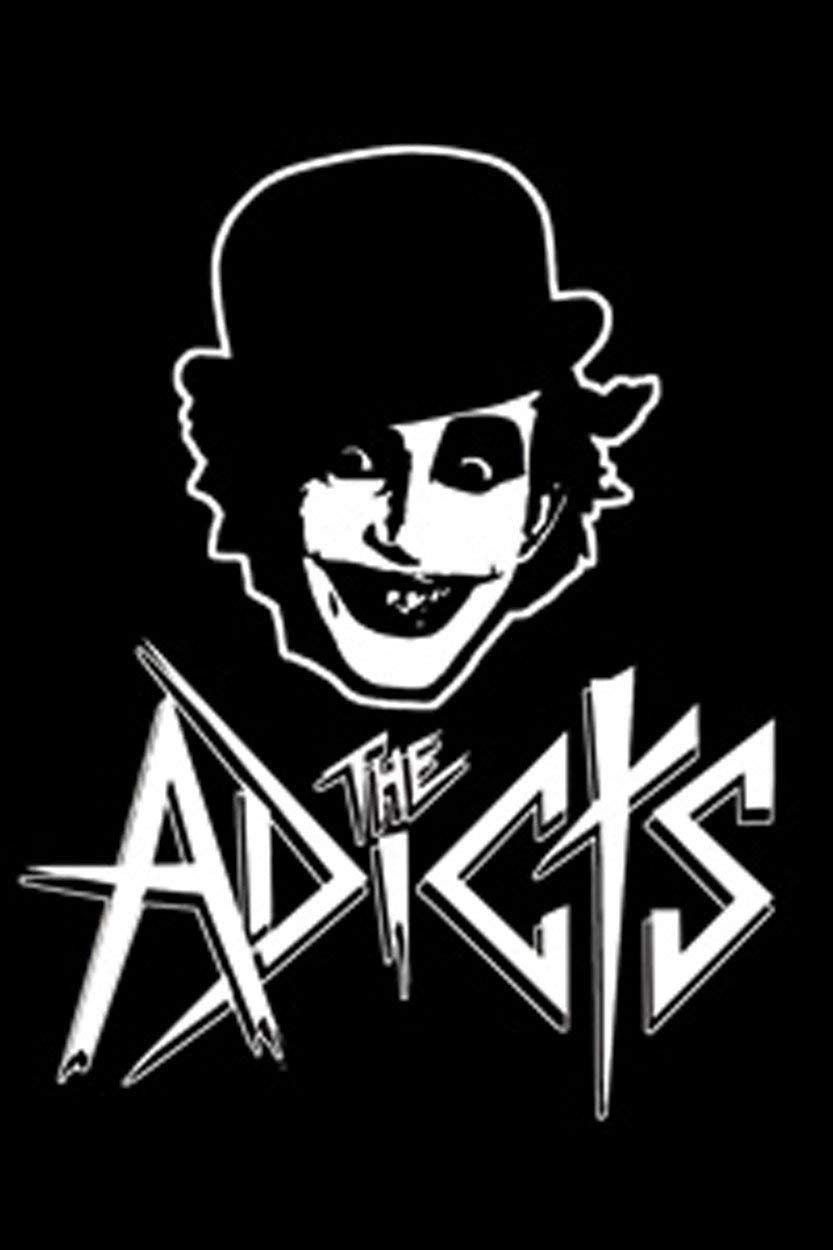 THE ADICTS Face with Logo Magnet for Refrigerators and Lockers - Rock Band Craft Supply