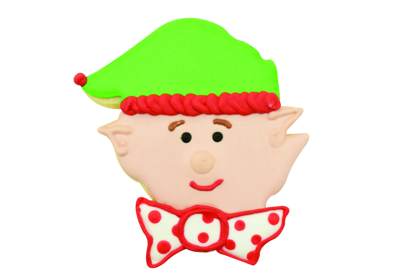 CHRISTMAS ELF Cookie Cutter Metal 4 Inches - Santa Sleigh Holiday Christmas Gift Stencil Fondant Craft Supply