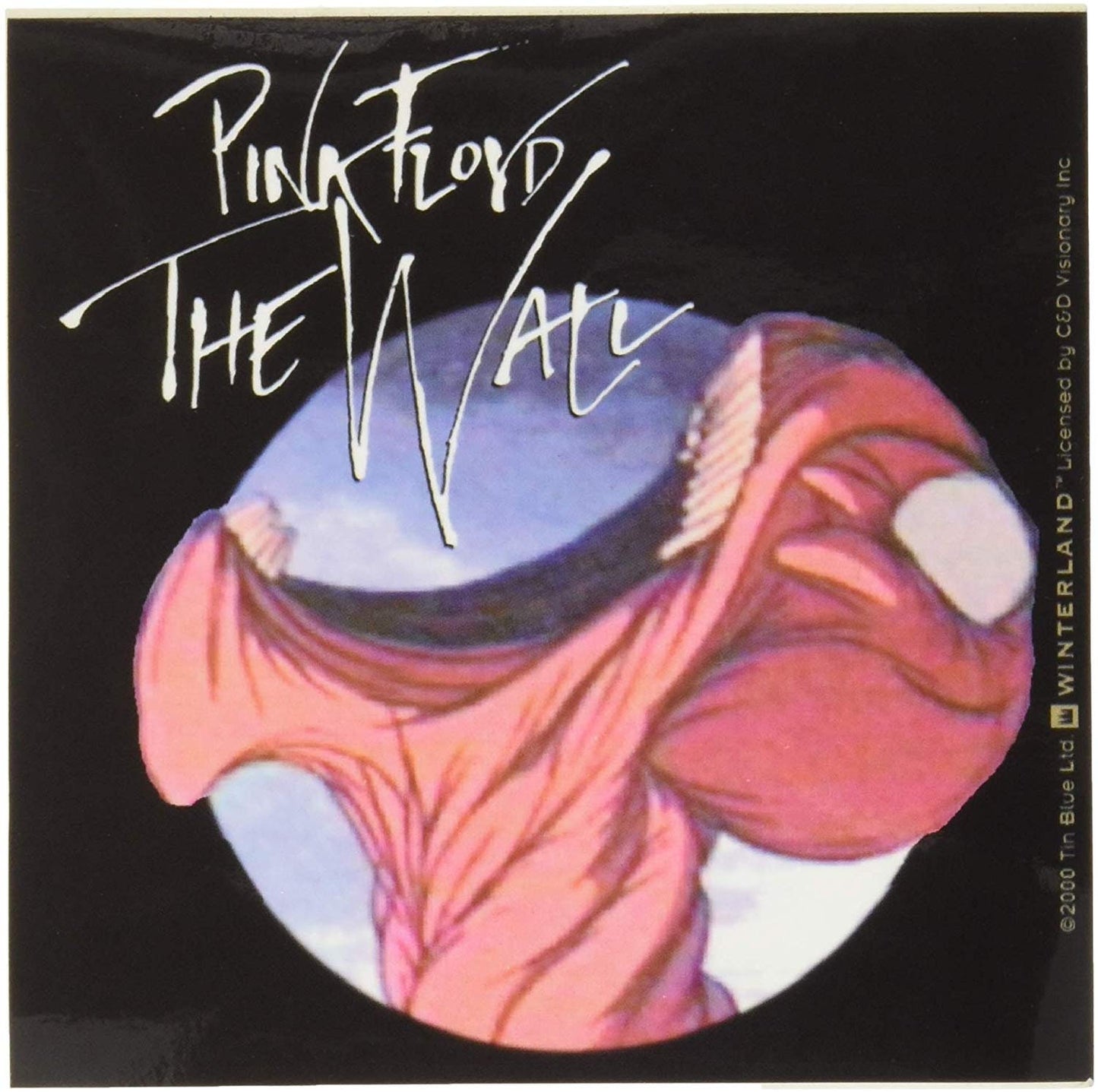 PINK FLOYD The Wall Mouth Bite Sticker Decal - Rock Band Craft Supply