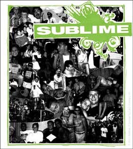 SUBLIME Band Collage Sticker Decal - Rock Band Craft Supply