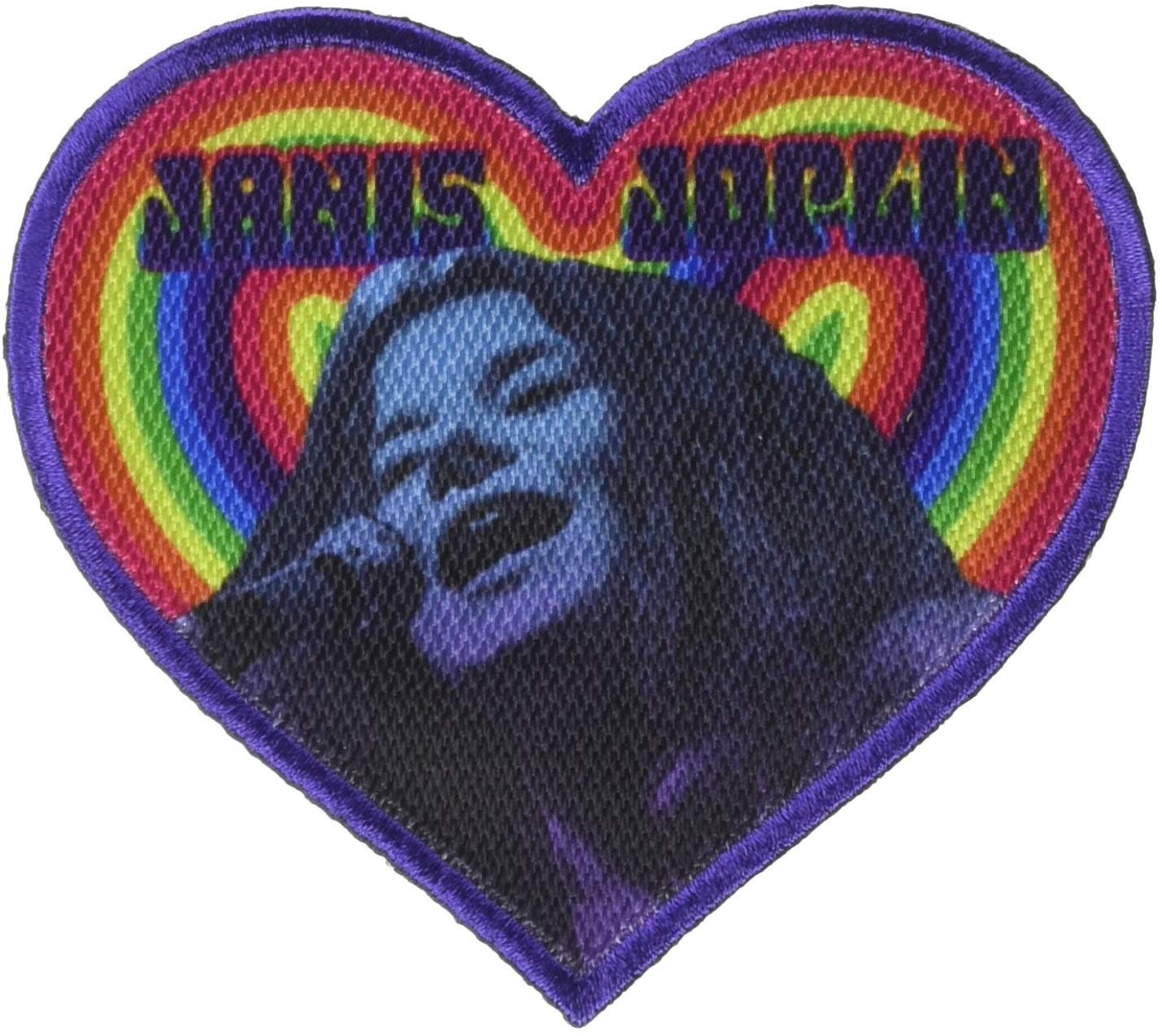 JANIS JOPLIN Heart Patch - Embroidered Rock Band Patch Applique Craft Supply