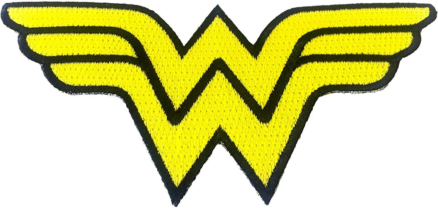 WONDER WOMAN Wings Logo Patch - Embroidered DC Comics Patch Craft Supply