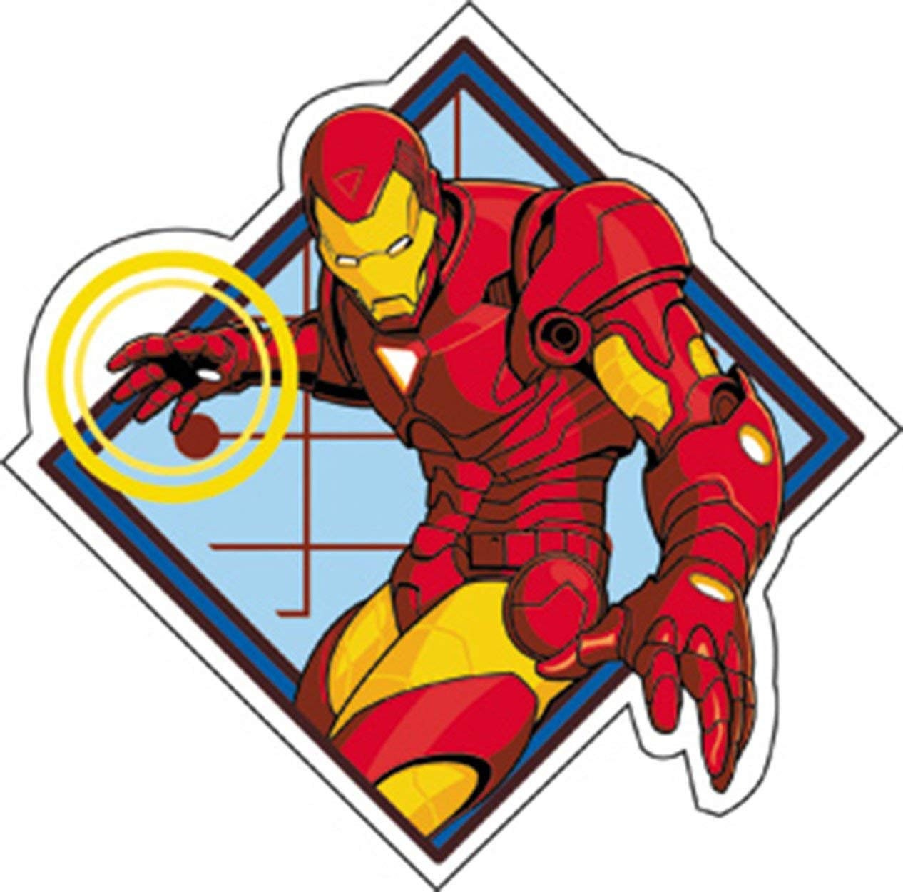 IRON MAN Invincible Power Sticker Decal - Marvel Comics Ironman Craft Supply