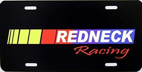 REDNECK Racing Metal License Plate Craft Supply